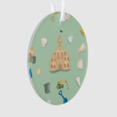 Sand Castle Architect Beach House  Ornament (voorkant)