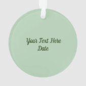 Sand Castle Architect Beach House  Ornament (achterkant)