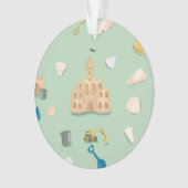 Sand Castle Architect Beach House  Ornament (voorkant)