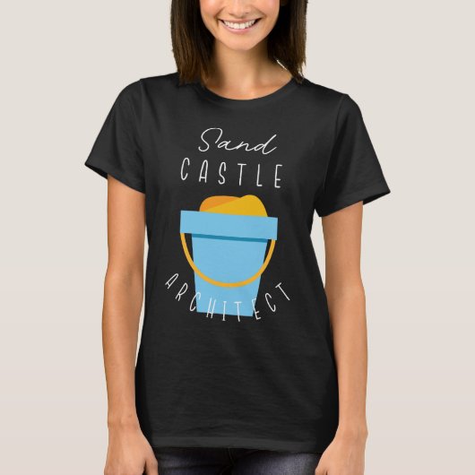Sand Castle Architect T-shirt (Voorkant)