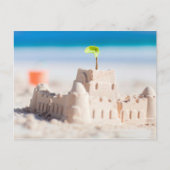 Sand castle briefkaart (Voorkant)