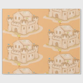 Sand Castle Cadeaupapier (Vlak)