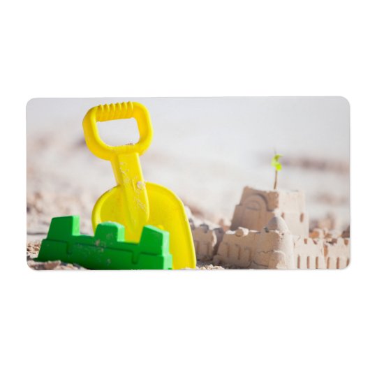 Sand castle etiket (Voorkant)