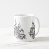 Sand Castle Fun Coffee Mok (Voorkant rechts)