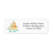 Sand Castle Invitations Return Address Label (Voorkant)