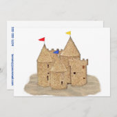 Sand Castle Kaart (Voorkant / Achterkant)
