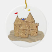 Sand Castle Keramisch Ornament (Voorkant)