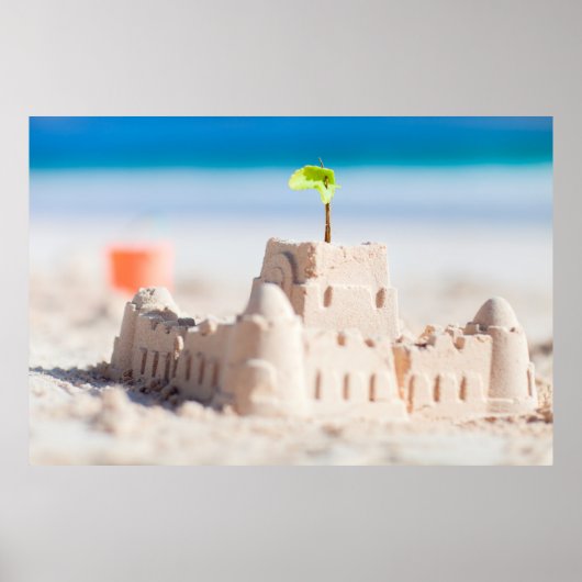 Sand castle poster (Voorkant)