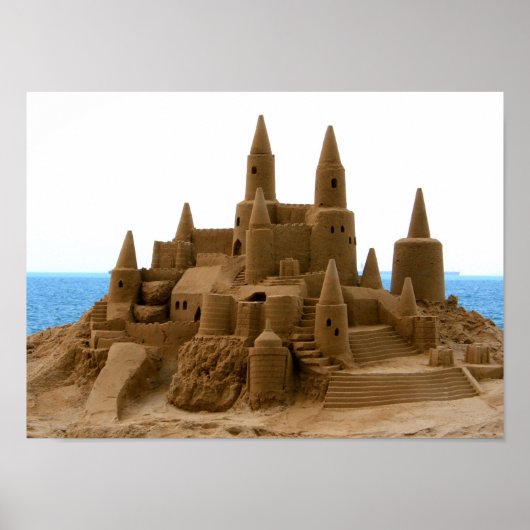 Sand Castle Poster (Voorkant)