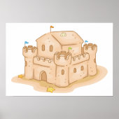 Sand Castle Poster (Voorkant)