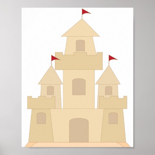 Sand Castle Poster (Voorkant)