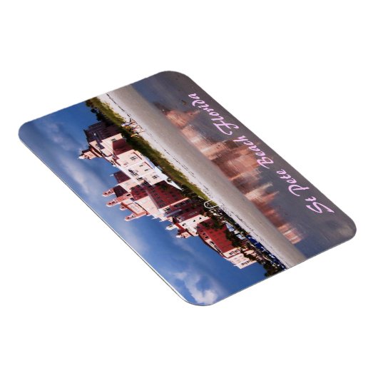 Sand Castle St Pete Beach Flexi Magnet Magneet (Rechterzijde)
