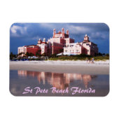Sand Castle St Pete Beach Flexi Magnet Magneet (Horizontaal)