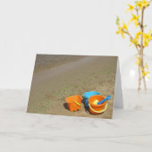 "Sand Castle Tools" Dankbetuigingskaart Kaart (Gele Bloem)