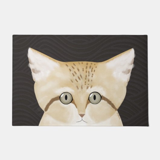 Sand Cat Doormat Deurmat (Voorkant)