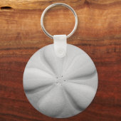 Sand Dollar - Aangepaste sleutel voor weduwschap Sleutelhanger (Achterkant)