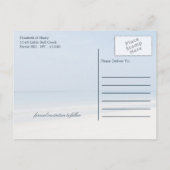 Sand Dollar and Starfish Beach Save the Date Aankondigingskaart (Achterkant)