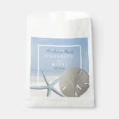 Sand Dollar and Starfish Beach Weddenschap Bedankzakje (Voorkant)