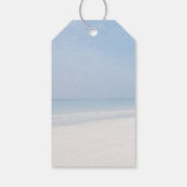 Sand Dollar and Starfish Beach Weddenschap Cadeaulabel (Achterkant)