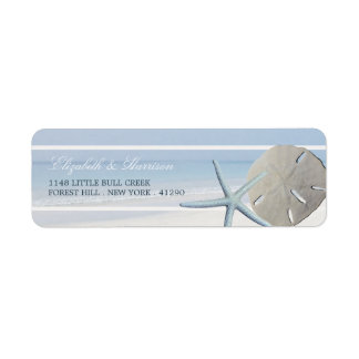 Sand Dollar and Starfish Beach Weddenschap Etiket