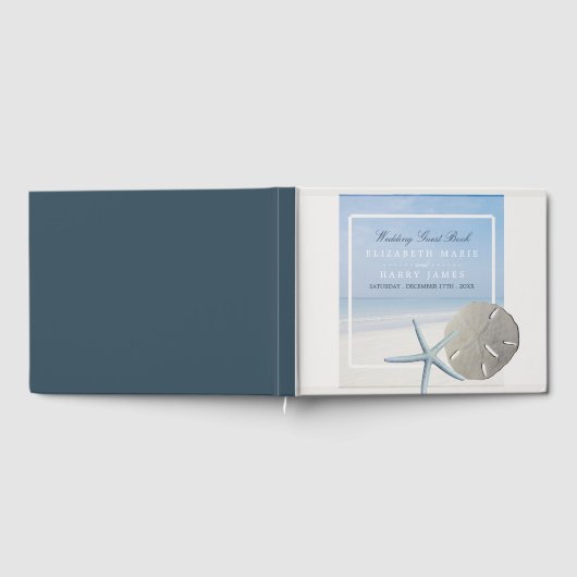 Sand Dollar and Starfish Beach Weddenschap Gastenboek (Volledig)