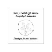 Sand Dollar Beach Business Dank u Stempel (Afrduk)