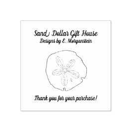 Sand Dollar Beach Business Dank u Stempel