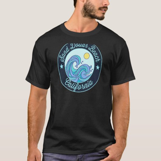 Sand Dollar Beach Ca California Souvenir Nautical T-shirt (Voorkant)