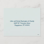 Sand Dollar Beach Happy Nieuwjaar Foto Briefkaart (Achterkant)