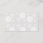 Sand Dollar Beach Sand Occupation Visitekaartje (Achterkant)