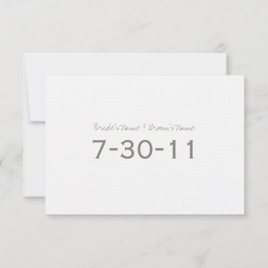 Sand Dollar Beach Weddenschap Save the Date (Achterkant)