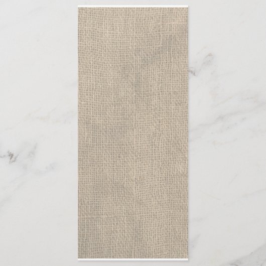 Sand Dollar Beach Wedding Program - watermeloen Programmakaart (Achterkant)