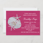 Sand Dollar Bridal Shower-uitnodigingen voor Starf Kaart (Voorkant)