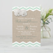 Sand Dollar & Chevron repetitie diner Kaart (Staand voorkant)