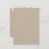 Sand Dollar & Chevron RSVP (Voorkant / Achterkant)