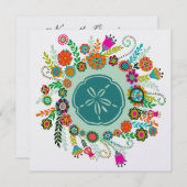 Sand Dollar en Flowers - SRF (Voorkant / Achterkant)