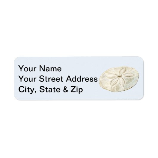 Sand Dollar Etiket (Voorkant)