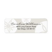 Sand Dollar Etiket (Voorkant)