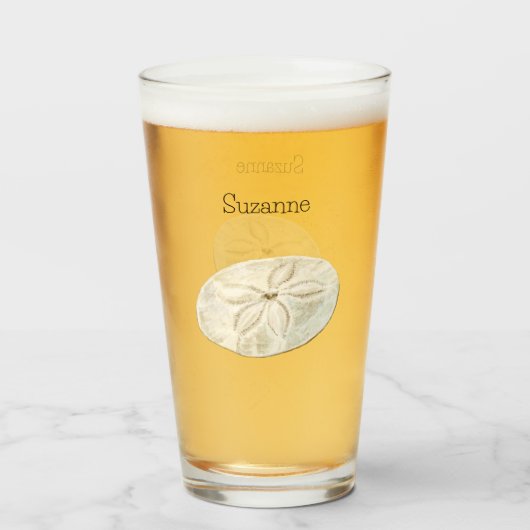 Sand Dollar Glas (Voorkant gevuld)