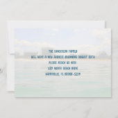 Sand Dollar — Kaart voor aankondiging nieuw adres (Achterkant)