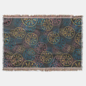 Sand Dollar Lines Red Yellow Blue Deken (Voorkant)