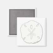 Sand Dollar Magnet (Voorkant / Achterkant)