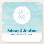 Sand Dollar Papier Onderzetters (Voorkant)