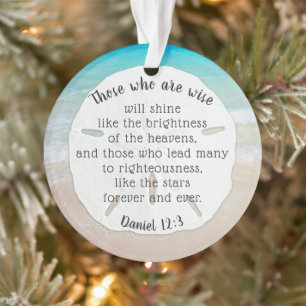 Sand Dollar Pastor Waardering Schrift Ornament
