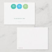Sand Dollar Place Cards Plaatskaartje (Voorkant / Achterkant)