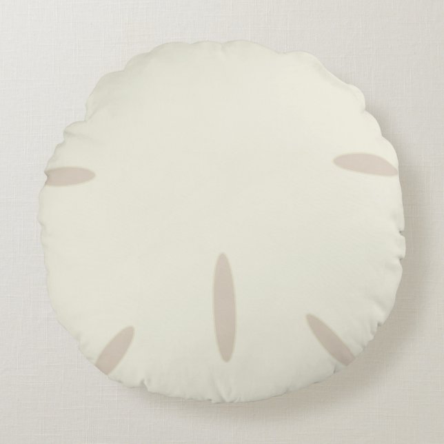 Sand Dollar Rond Kussen (Voorkant)