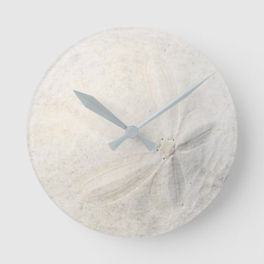 Sand Dollar Ronde Klok (Voorkant)