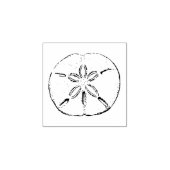 Sand Dollar Rubberstempel (Afrduk)