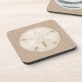 Sand Dollar Seashell Beach Drink Bier Onderzetter (Linkerzijde)