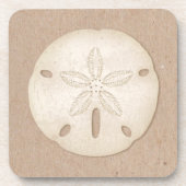 Sand Dollar Seashell Beach Drink Bier Onderzetter (Voorkant)
